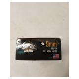 50 rds 9mm 115 gr FMJ