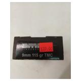 50 rds 9mm 115 gr TMC