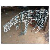 Illuminated reindeer doe yard decor 60"