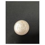 1921 D Morgan silver dollar