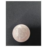 1901 D Morgan silver dollar