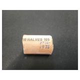 $10 roll of 1976 bicentennial half dollars