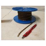 100 ft +/- 1/0 brass safety chain