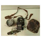 Moultrie game feeder setup, gear bag, game call,