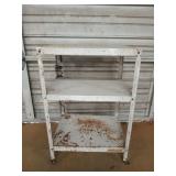 3 tier metal rolling cart 29 x 20 x 15