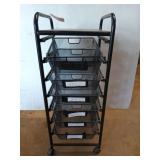 Rolling storage cart 35 x 14.5 x 15