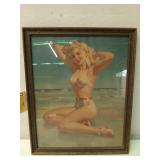 Framed Art Frahm print 21.5 x 18