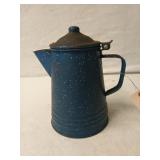 Enamelware coffee pot 7x5.5