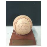 1968 Detroit Tigers Norm Cash autographed baseball