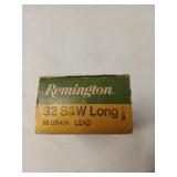 50 rds 32 S&W Long 98 gr lead