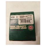 25 rds 410 ga 3" 11/16 oz 7 1/2 shot shells