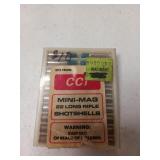 14 rds .22 LR rat shot, 6 rds .22 LR HP