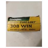 20 rds 308 WIN 150 gr PSP CORE-LOKT