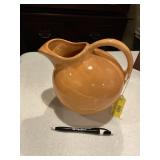 Hall pottery ball pitcher with ice lip