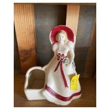 USA planter women in dress 8 1/2 inches tall
