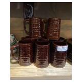 Mar crust larger mugs.. eight count 5 inches tall