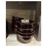 Marcrest beehive style bowls, eight count