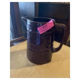 Large Marcrest pitcher 8 1/2 inches tall