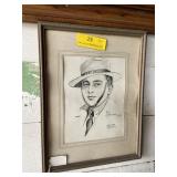 Signed pencil drawing from Chicagoï¿½s world fair