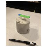 Marble honey pot or sugar pot