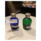 Pair of Vintage scent bottles 5 inches tall