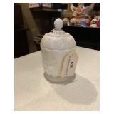 Westmoreland grape paneled candy jar with round