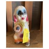 Chalkware carnival dog 1950s