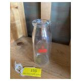 Midwest half pint milk bottle