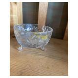 24% lead crystal candy dish
