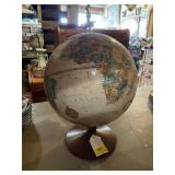 Vintage USA made 12 inch globe