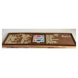 Vintage Pepsi menu board 72 by 18