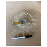 Depression glass candy dish