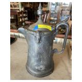 Beautiful antique silver plated ice water pitcher