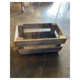 Wood crate 10 x 22 x 13