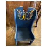 Handcrafted time out chair. 26 x 13 x 11.