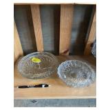 Two very pretty glass ashtrays