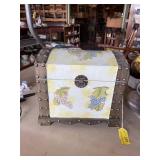 Decorative wooden box 9 x 10 x 7 1/2