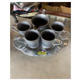 Wilton Armatel  6 piece set.  17 x 12. Pewter