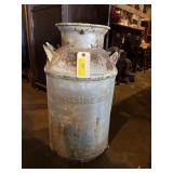Antique metal milk can 24ï¿½ x 14