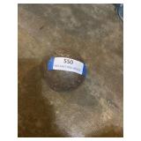 Very heavy metal cannonball ??