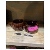 MarCrest  sugar and creamer bowls