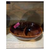 Marcrest split serving bowl 10 inches long