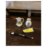 English crested China jug and English Krafton