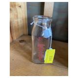 Vintage sanitary farms milk bottle half pint