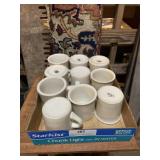 Vintage Ironstone coffee mugs . 10 count