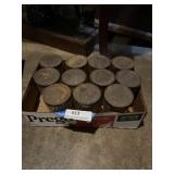 American quality snuff jars with lids early