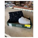 Evening handbags brocade and velvet pattern black