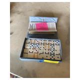 Vintage set of double nine dominoes 55 pieces by