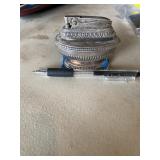 Ronson table lighter  Queen Anne. 1950s.