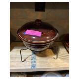 Marcrest fondue set  10 inches tall by 9 inches